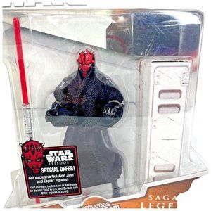 Hasbro Star Wars Legacy Saga Legend SL07 Darth Maul Figure With Battle Gear 2009